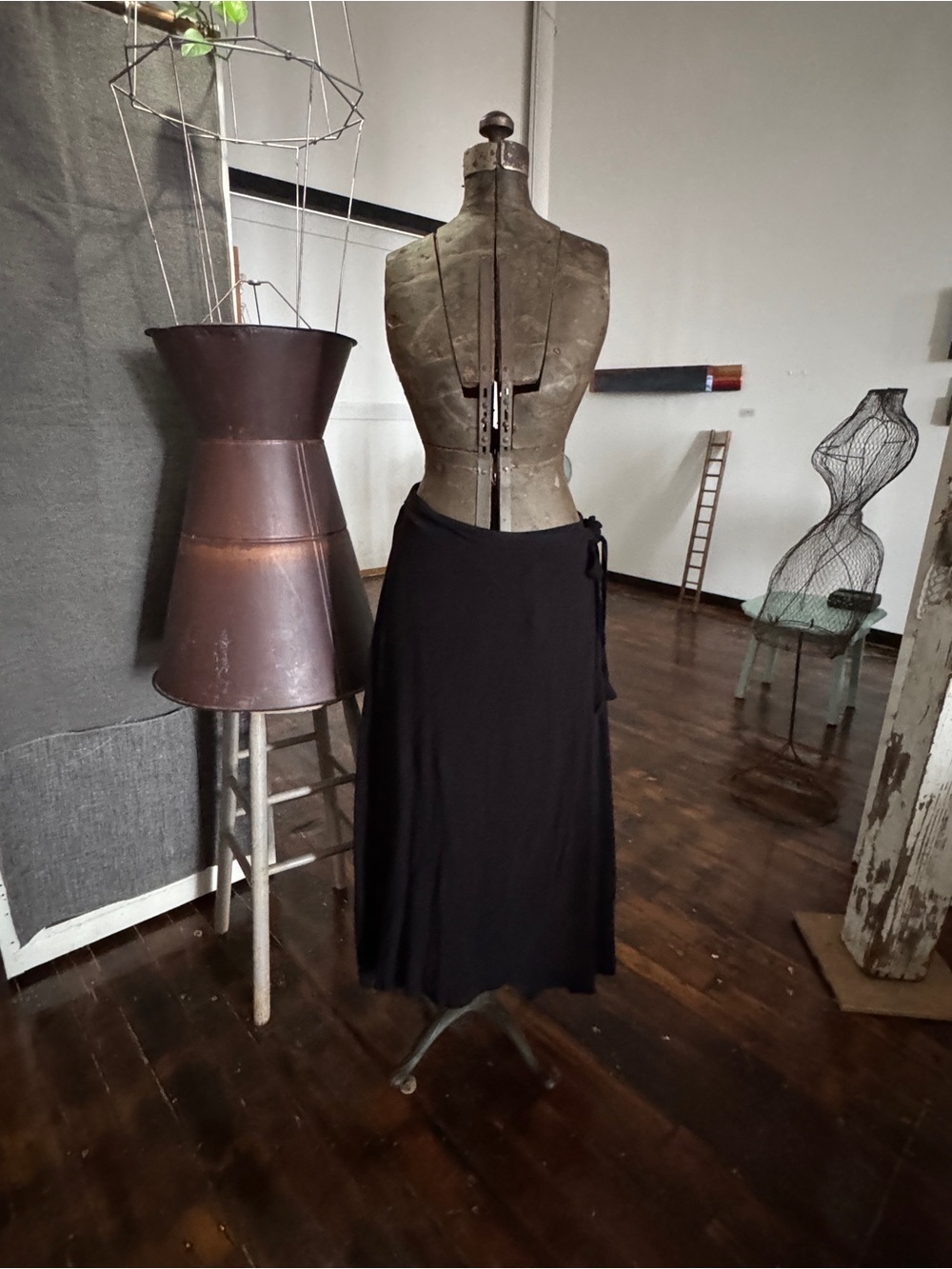 Vintage Faux Wrap Skirt